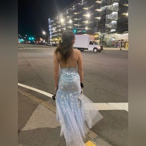 Light Blue Prom Dress